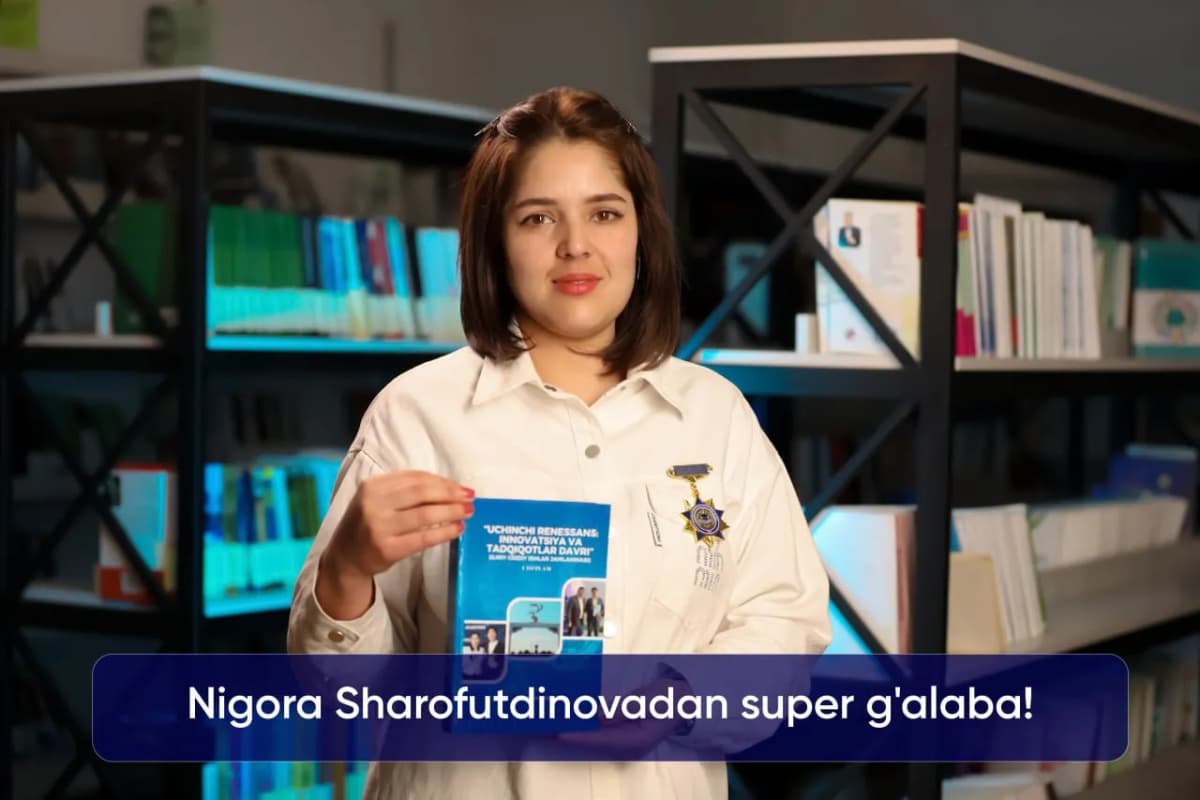 Ta'lim va tarbiya nazariyasi va metodikasi yo'nalishi magistranti, Koson tumani 4-sonli davlat maktabgacha ta'lim tashkiloti direktor o'rinbosari Sharofutdinova Nigora Kenja qizi ilmiy faoliyatidagi yuqori natijasi bilan e'tirofga sazovor bo'ldi.